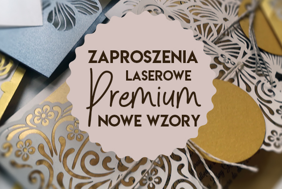 zaproszenia ślubne laserowe